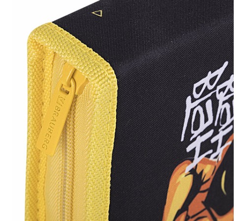 Пенал BRAUBERG с наполнением, 1 отделение, 1 откидная планка, 24 предмета, 21х14 см, 