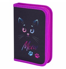 Пенал BRAUBERG, 1 отделение, полиэстер, 21х14 см, 