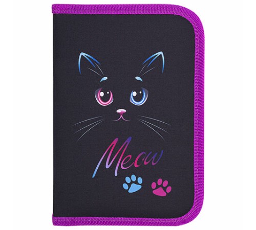 Пенал BRAUBERG, 1 отделение, полиэстер, 21х14 см, 