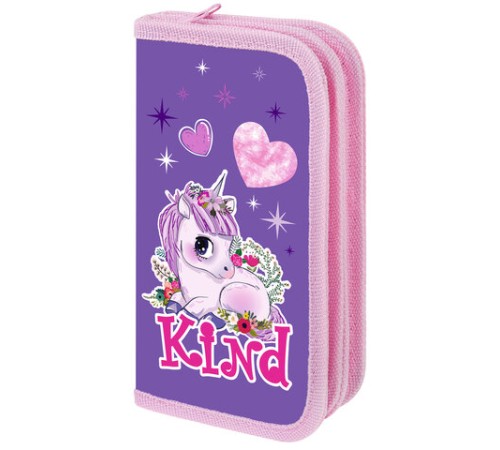 Пенал ПИФАГОР, 2 отделения, ламинированный картон, 19х11 см, 