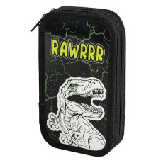 Пенал ЮНЛАНДИЯ, 2 отделения, ламинированный картон, конгрев, 19х11 см, 