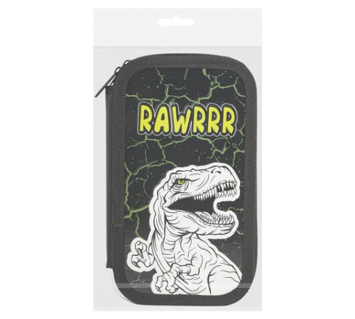 Пенал ЮНЛАНДИЯ, 2 отделения, ламинированный картон, конгрев, 19х11 см, 