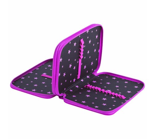 Пенал BRAUBERG, 2 отделения, полиэстер, 21х14 см, 