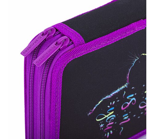 Пенал BRAUBERG, 2 отделения, полиэстер, 21х14 см, 