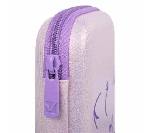Пенал BRAUBERG SHINY, 1 отделение, 1 откидная планка, EVA, 22х13х4 см, 