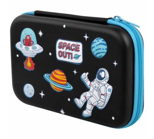 Пенал BRAUBERG KIDS большой удобный с откидной планкой, EVA, 22х15х4 см, 