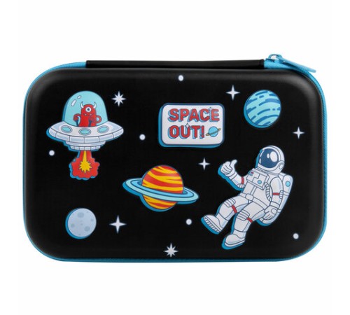 Пенал BRAUBERG KIDS большой удобный с откидной планкой, EVA, 22х15х4 см, 