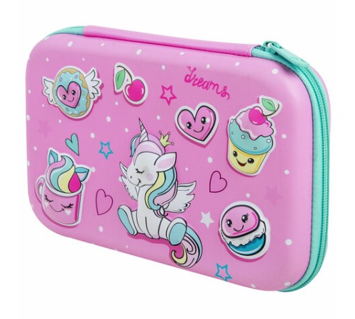 Пенал BRAUBERG KIDS большой удобный с откидной планкой, EVA, 22х15х4 см, 