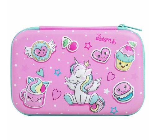 Пенал BRAUBERG KIDS большой удобный с откидной планкой, EVA, 22х15х4 см, 