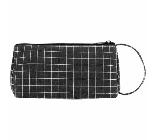 Пенал-косметичка BRAUBERG с ручкой, 1 откидная планка, полиэстер, 22x10х8 см, 