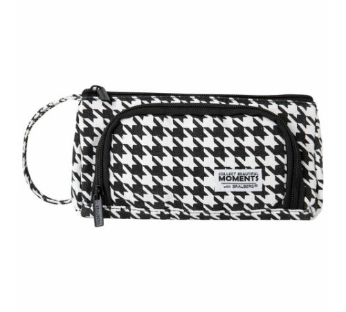 Пенал-косметичка BRAUBERG с ручкой, 1 откидная планка, полиэстер, 22x10х8 см, 