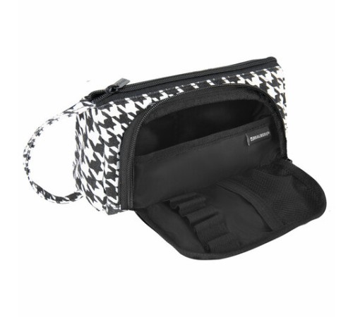 Пенал-косметичка BRAUBERG с ручкой, 1 откидная планка, полиэстер, 22x10х8 см, 