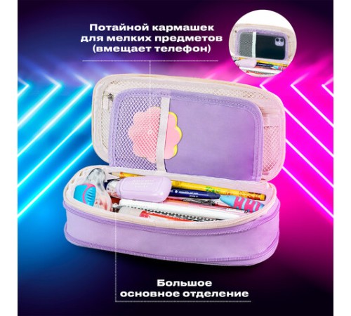 Пенал-трансформер BRAUBERG, полиэстер, 22х10х3 см, 