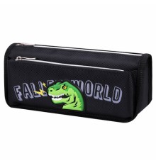 Пенал мягкий ЮНЛАНДИЯ, 2 отделения, полиэстер, 