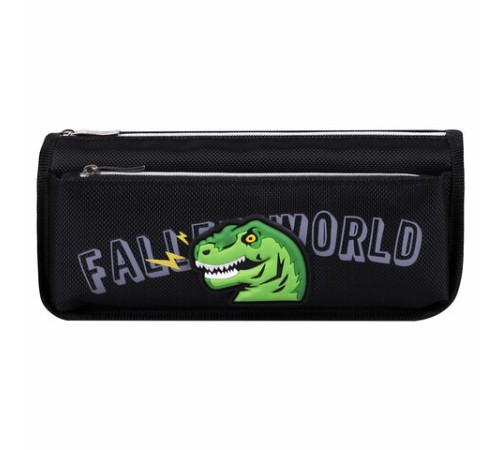 Пенал мягкий ЮНЛАНДИЯ, 2 отделения, полиэстер, 