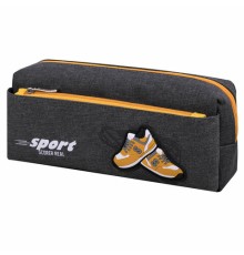 Пенал мягкий ЮНЛАНДИЯ, 2 отделения, полиэстер, 