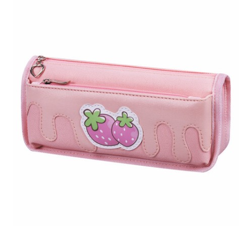 Пенал мягкий ЮНЛАНДИЯ, 2 отделения, полиэстер, 