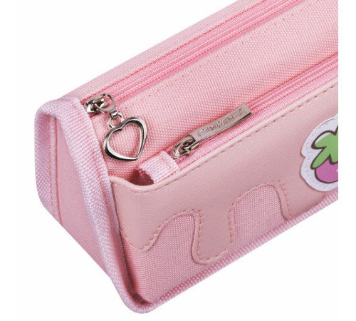 Пенал мягкий ЮНЛАНДИЯ, 2 отделения, полиэстер, 