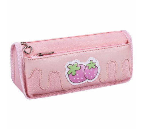 Пенал мягкий ЮНЛАНДИЯ, 2 отделения, полиэстер, 