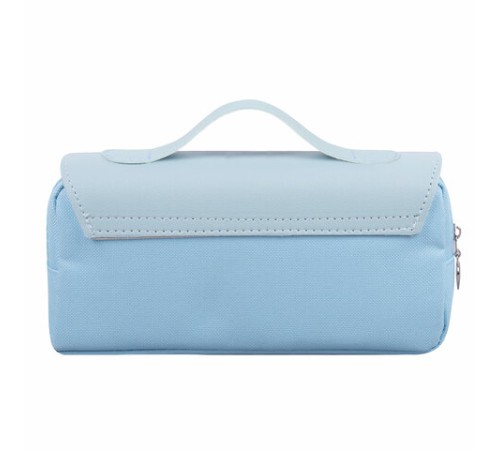 Пенал мягкий ЮНЛАНДИЯ с ручкой, 2 отделения, полиэстер, 