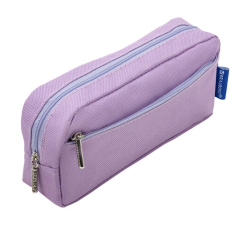 Пенал мягкий BRAUBERG, 2 отделения, ассорти 5 цветов, 