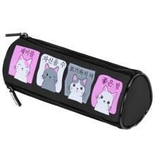 Пенал мягкий BRAUBERG, 3 отделения, нейлон, 21х7х7 см, 