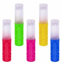 Пенал-тубус ПИФАГОР пластиковый, ассорти, 5 цветов, 19,5х4,5 см, 271582