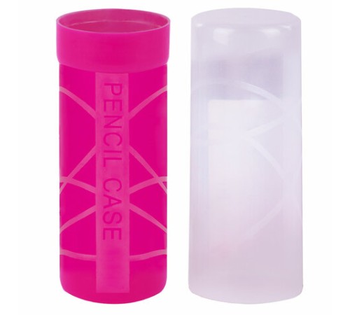 Пенал-тубус ПИФАГОР пластиковый, ассорти, 5 цветов, 19,5х4,5 см, 271582