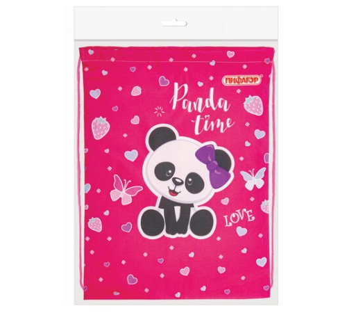 Мешок для обуви ПИФАГОР, 1 отделение, 42х34 см, 