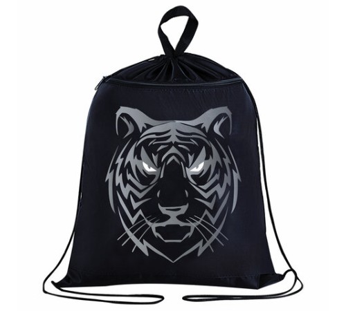 Мешок для обуви BRAUBERG, с петлёй, карман на молнии, 47х37 см, 