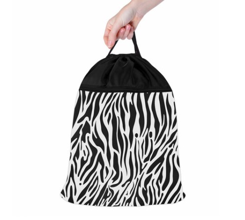 Мешок для обуви BRAUBERG БОЛЬШОЙ, с ручкой, карман на молнии, сетка, 49х41 см, 