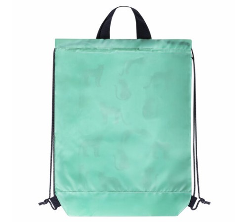 Мешок для обуви ЮНЛАНДИЯ, с ручками, боковой карман на молнии, 46х36 см, 