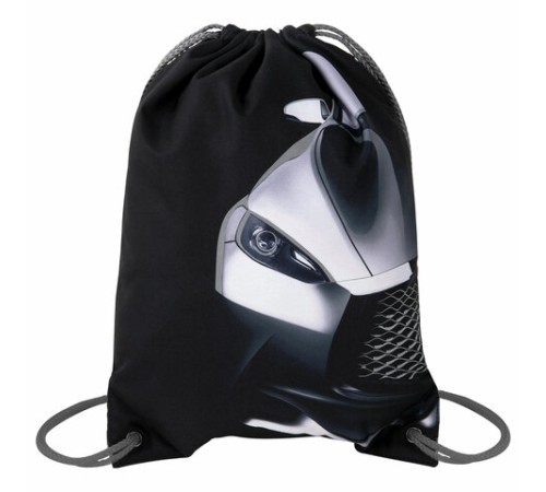 Мешок для обуви BRAUBERG PREMIUM, карман, подкладка, светоотражайка, 43х33 см, 