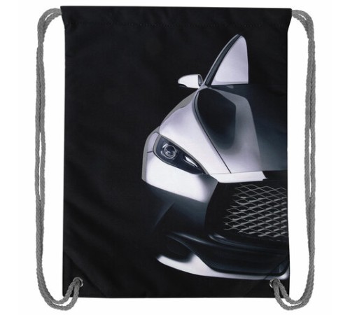 Мешок для обуви BRAUBERG PREMIUM, карман, подкладка, светоотражайка, 43х33 см, 