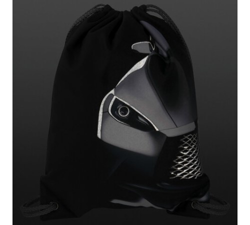 Мешок для обуви BRAUBERG PREMIUM, карман, подкладка, светоотражайка, 43х33 см, 