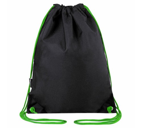 Мешок для обуви BRAUBERG плотный, карман на молнии, подкладка, 43х33 см, 