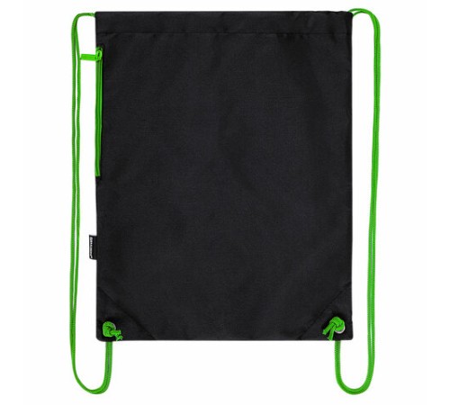 Мешок для обуви BRAUBERG плотный, карман на молнии, подкладка, 43х33 см, 