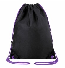 Мешок для обуви BRAUBERG плотный, карман на молнии, подкладка, 43х33 см, 