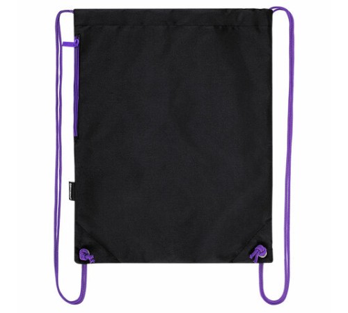 Мешок для обуви BRAUBERG плотный, карман на молнии, подкладка, 43х33 см, 