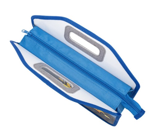 Папка-сумка ЮНЛАНДИЯ, 1 отделение, фетровые ручки, 34х30х11 см, 