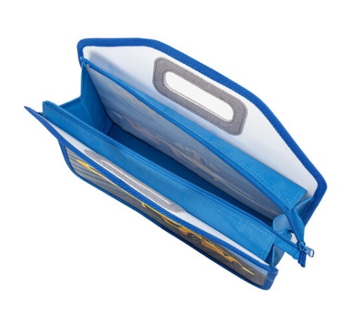 Папка-сумка ЮНЛАНДИЯ, 1 отделение, фетровые ручки, 34х30х11 см, 