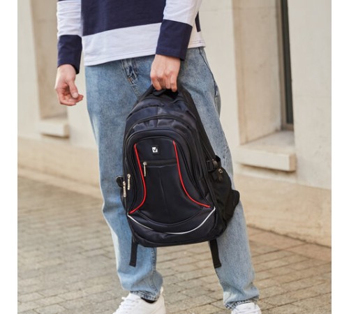 Рюкзак BRAUBERG HIGH SCHOOL универсальный, 3 отделения, 