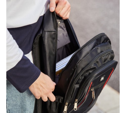 Рюкзак BRAUBERG HIGH SCHOOL универсальный, 3 отделения, 