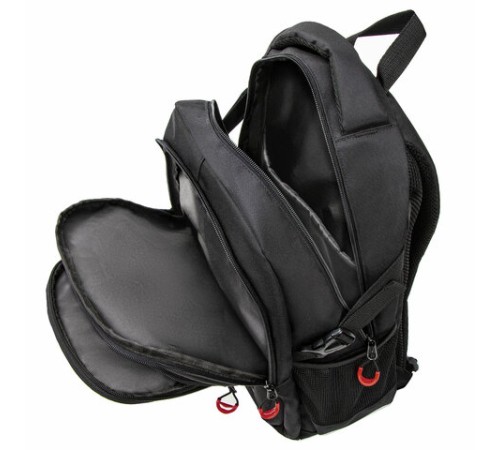 Рюкзак BRAUBERG CONTENT универсальный, 3 отделения, светоотражающий принт, 