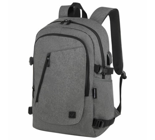 Рюкзак BRAUBERG URBAN универсальный, с отделением для ноутбука, USB-порт, 