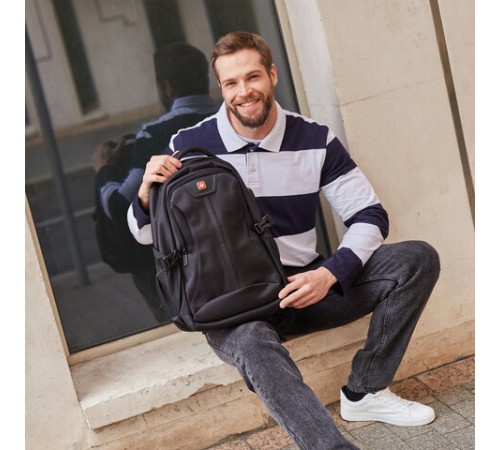 Рюкзак GERMANIUM UPGRADE универсальный, 2 отделения, отделение для ноутбука, USB-порт, 