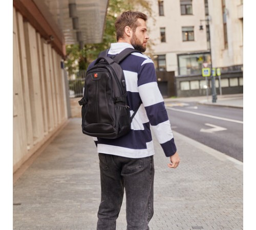 Рюкзак GERMANIUM UPGRADE универсальный, 2 отделения, отделение для ноутбука, USB-порт, 