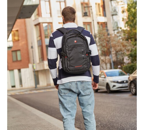 Рюкзак GERMANIUM UPGRADE универсальный, 3 отделения, отделение для ноутбука, USB-порт, 