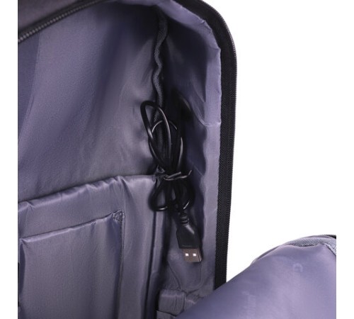 Рюкзак GERMANIUM UPGRADE универсальный, 2 отделения, отделение для ноутбука, USB-порт, UP-4, черный, 47х31х19 см, 271668