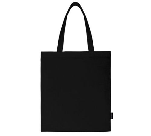 Сумка шоппер BRAUBERG, канвас, 40х35 см, черный, 271896